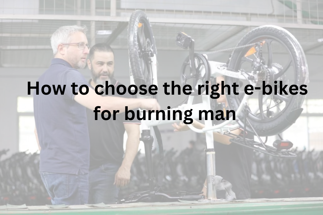 HOW TO CHOOSE THE RIGHT E-BIKE FOR BURNING MAN
